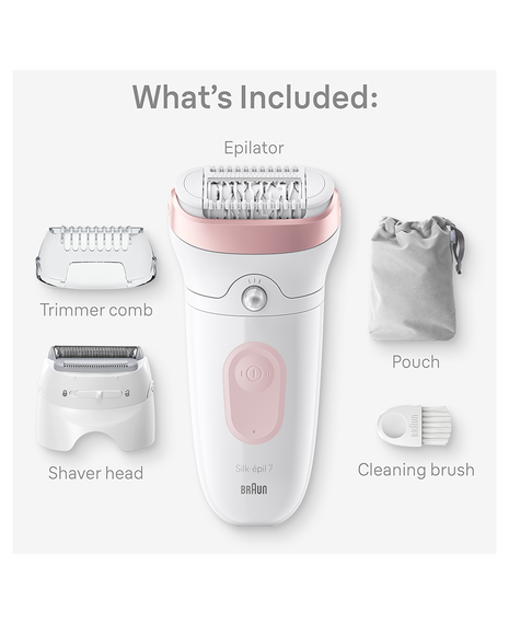 Silk-épil 7 Epilator with 3 Extras