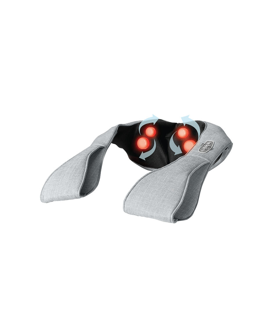 Sharper Image Neck and Back Shiatsu Heated Massager Shaver Shop