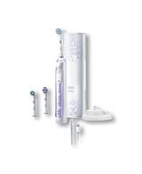 Genius 9000 Electric Toothbrush with 3 Replacement Heads & Smart Travel Case, Purple Orchid
