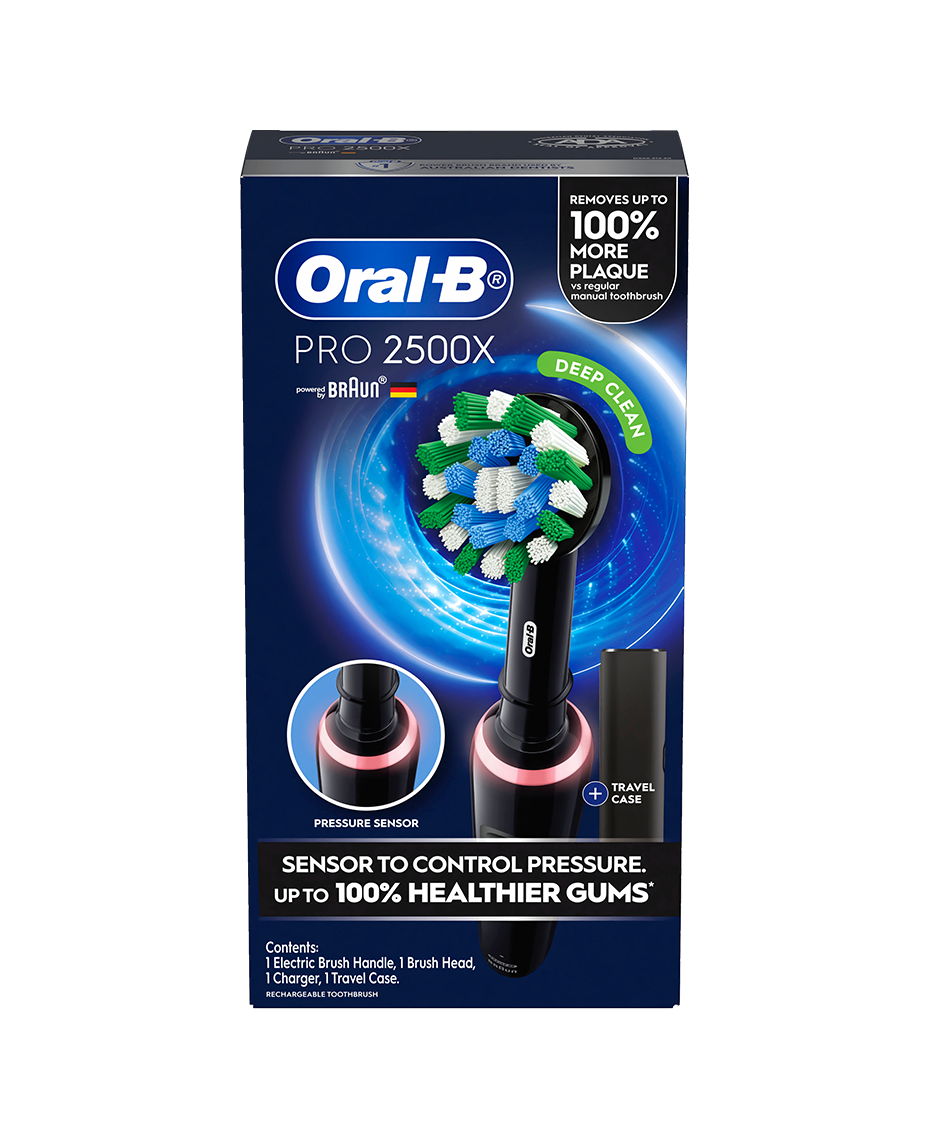 Oral-B | Pro 2500X Electric Toothbrush with Travel Case