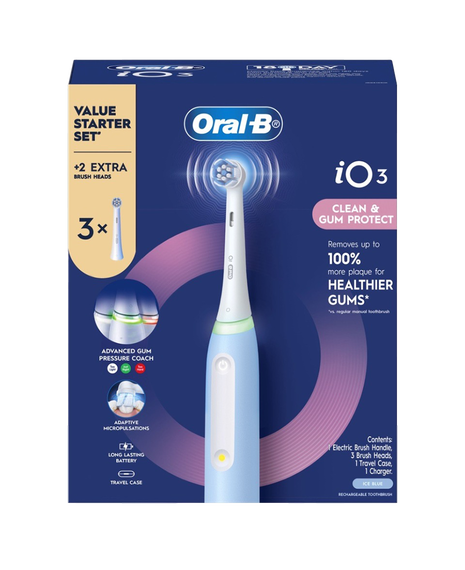 iO3 Electric Toothbrush Starter Set - Blue