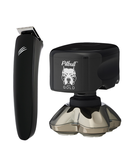 Pitbull Gold PRO Head Shaver & Baby Beast Trimmer 3SUM Combo