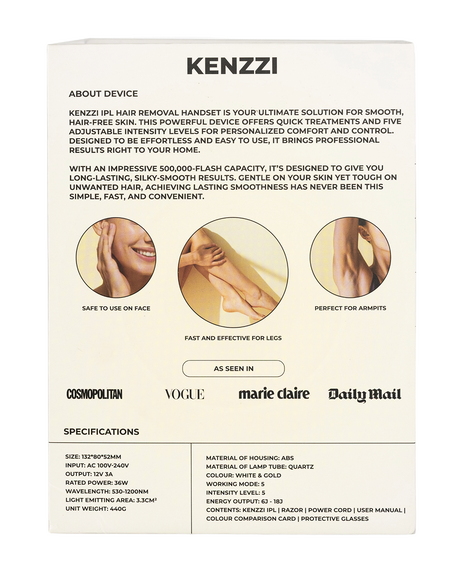 IPL Hair Removal Device - White