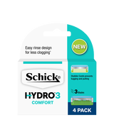 Hydro 3 Comfort Blade Refills 4 Pack