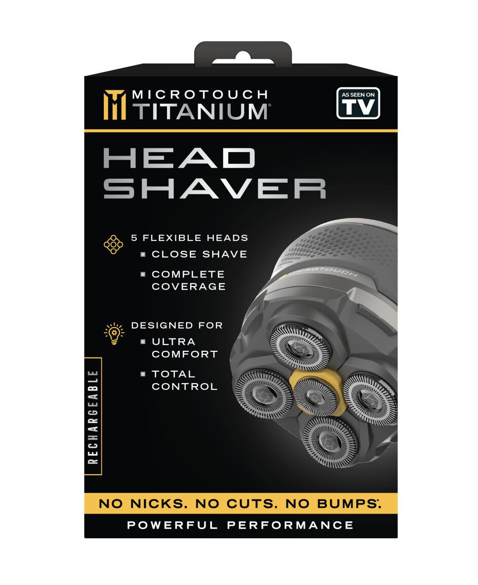 As Seen On TV MicroTouch Titanium Head Shaver Shaver Shop
