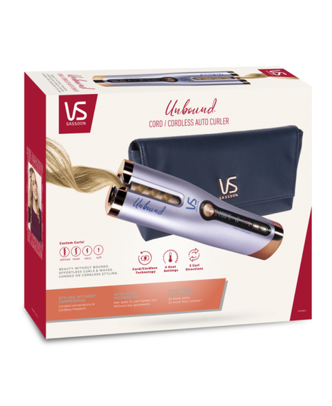 Unbound Cord/Cordless Auto Hair Curler