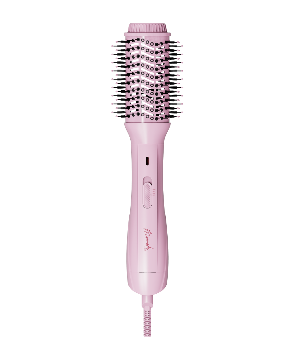Mermade Hair Blow Dry Brush Pink Shaver Shop