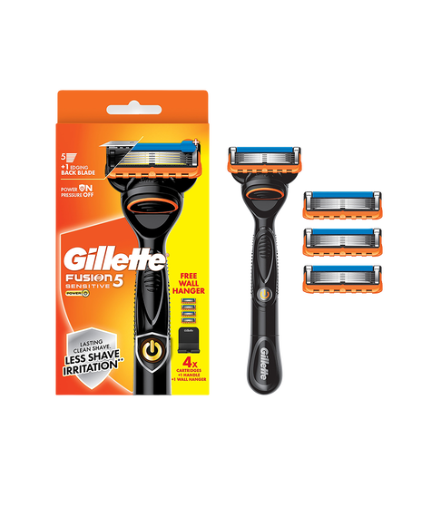 Fusion5 Power Razor with Blades Refill 4 Pack