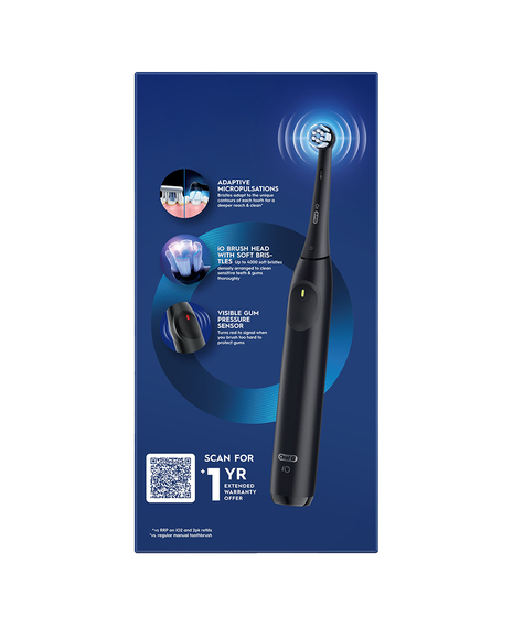 iO2 Electric Toothbrush Starter Set - Black