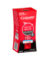 Optic White Pro Series Stain Prevention Teeth Whitening Toothpaste, 80g, Enamel Safe, with 5% Hydrogen Peroxide