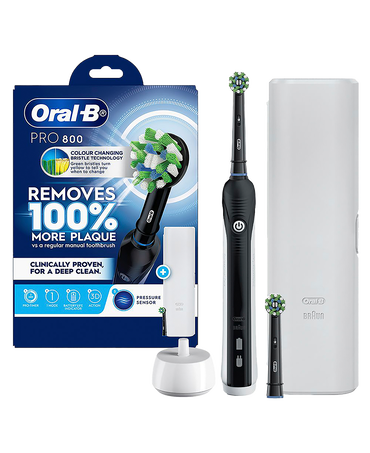 Pro 800 Electric Toothbrush with Travel Case - Black