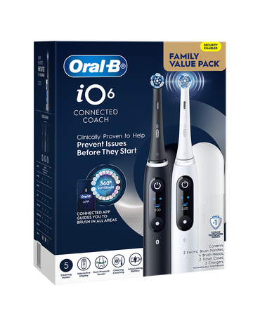 iO6 Dual Handle Electric Toothbrush Pack