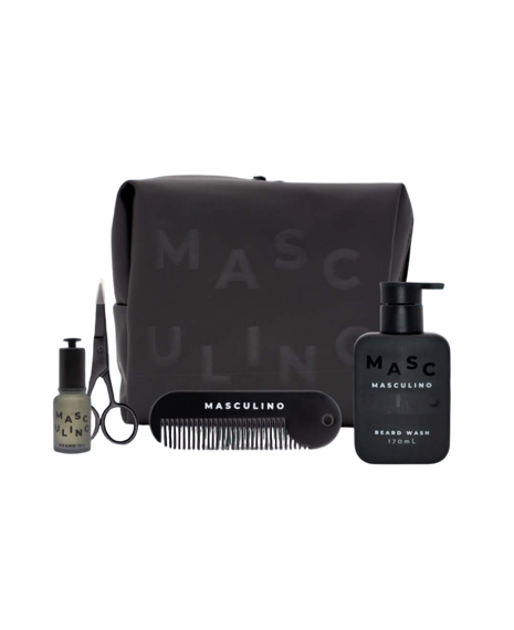 Beard Care Arsenal with Wash 170mL, Balm 65mL, Oil 30mL, Scissors & Comb