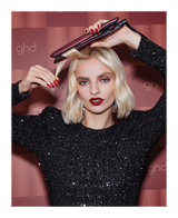 gold professional hair straightener in cherry chic - limited edition