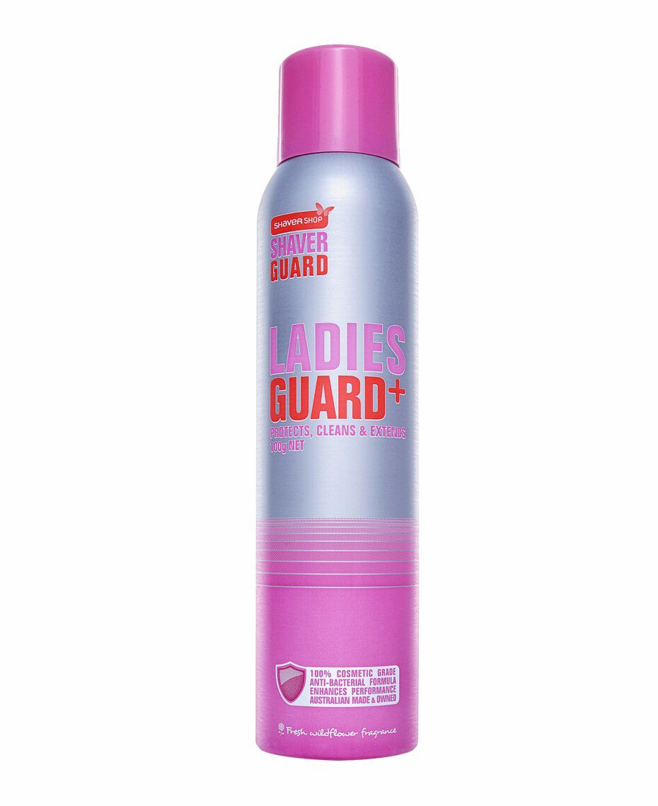 Guard Grooming Ladies Guard+™ Lubricant & Sanitising Cleaning Spray 100g Shaver Shop