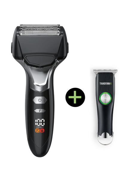 TRANSFORM-U | 5 Blade Wet & Dry Electric Shaver & Mini Trimmer Combo ...