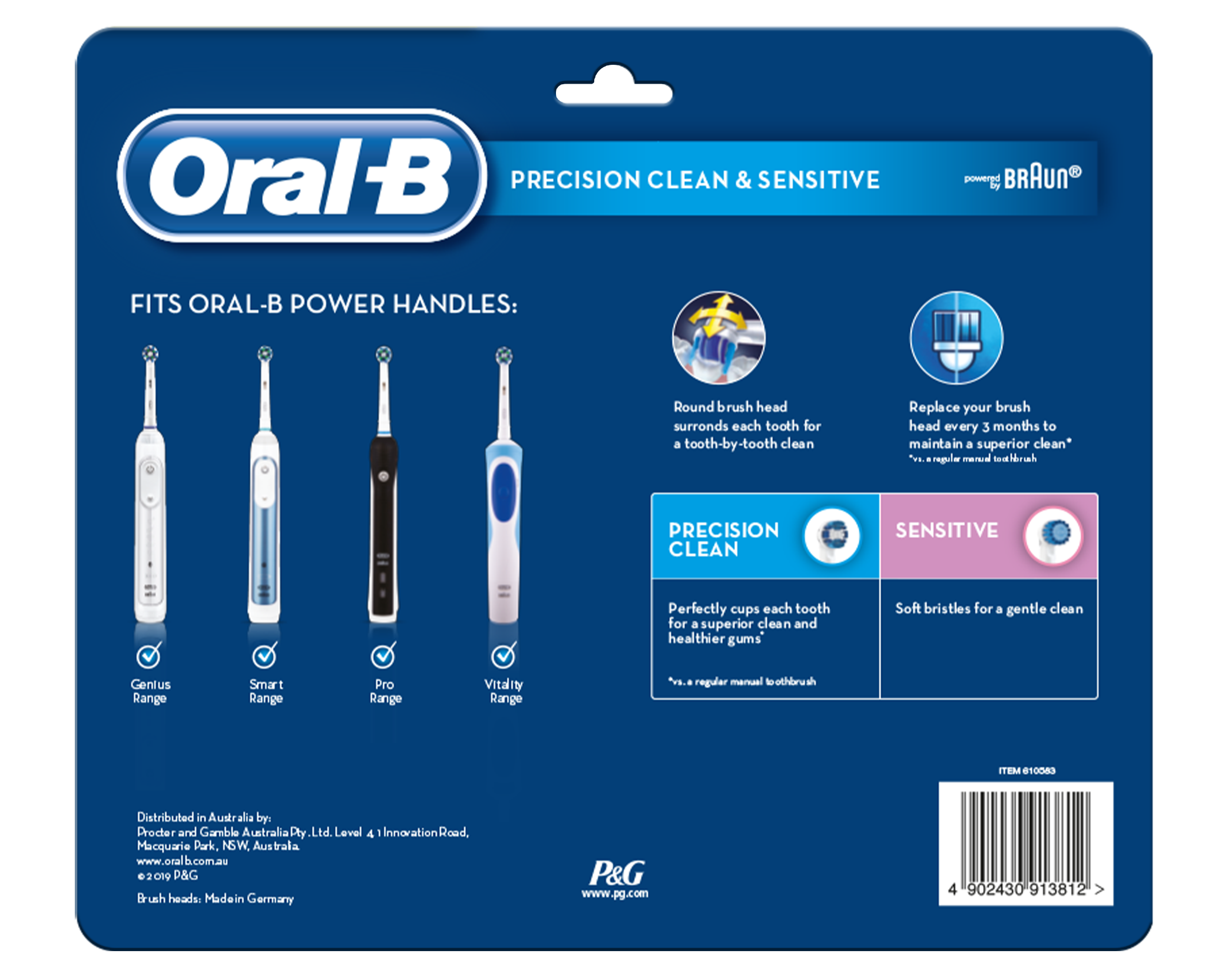 oral b precision clean 2 pack