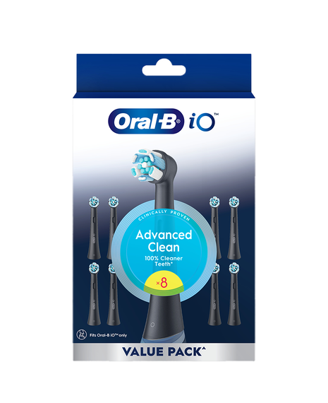 iO Advanced Clean Replacement Brush Heads 8 Pack