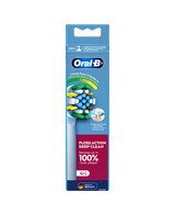 Floss Action Deep Clean Brush Head Refills 4 Pack