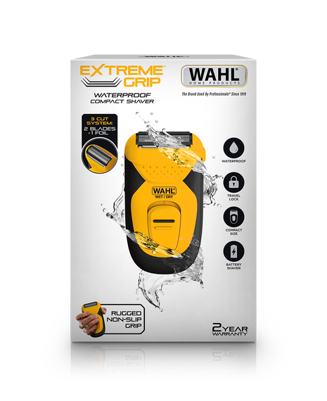 Extreme Grip Waterproof Compact Electric Shaver