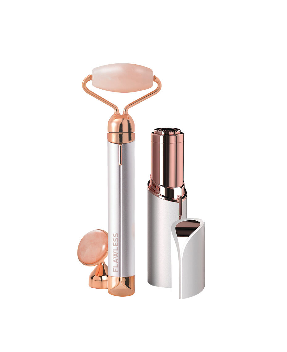 Finishing Touch Flawless | Facial Hair Remover + Contour Roller Gift Set |  Shaver Shop