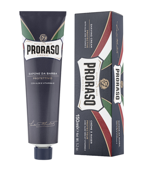 Shave Cream Tube Protect with Aloe Vera & Vitamin E - 150mL
