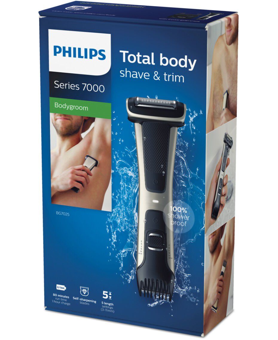 Philips Bodygroom 7000 Showerproof Body Groomer Shaver Shop