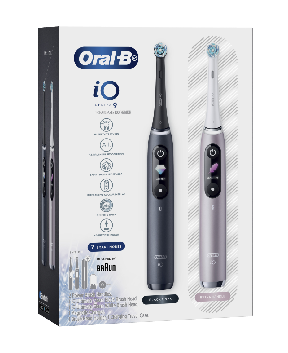OralB iO9 Series Dual Handle Electric Toothbrush Pack Shaver Shop