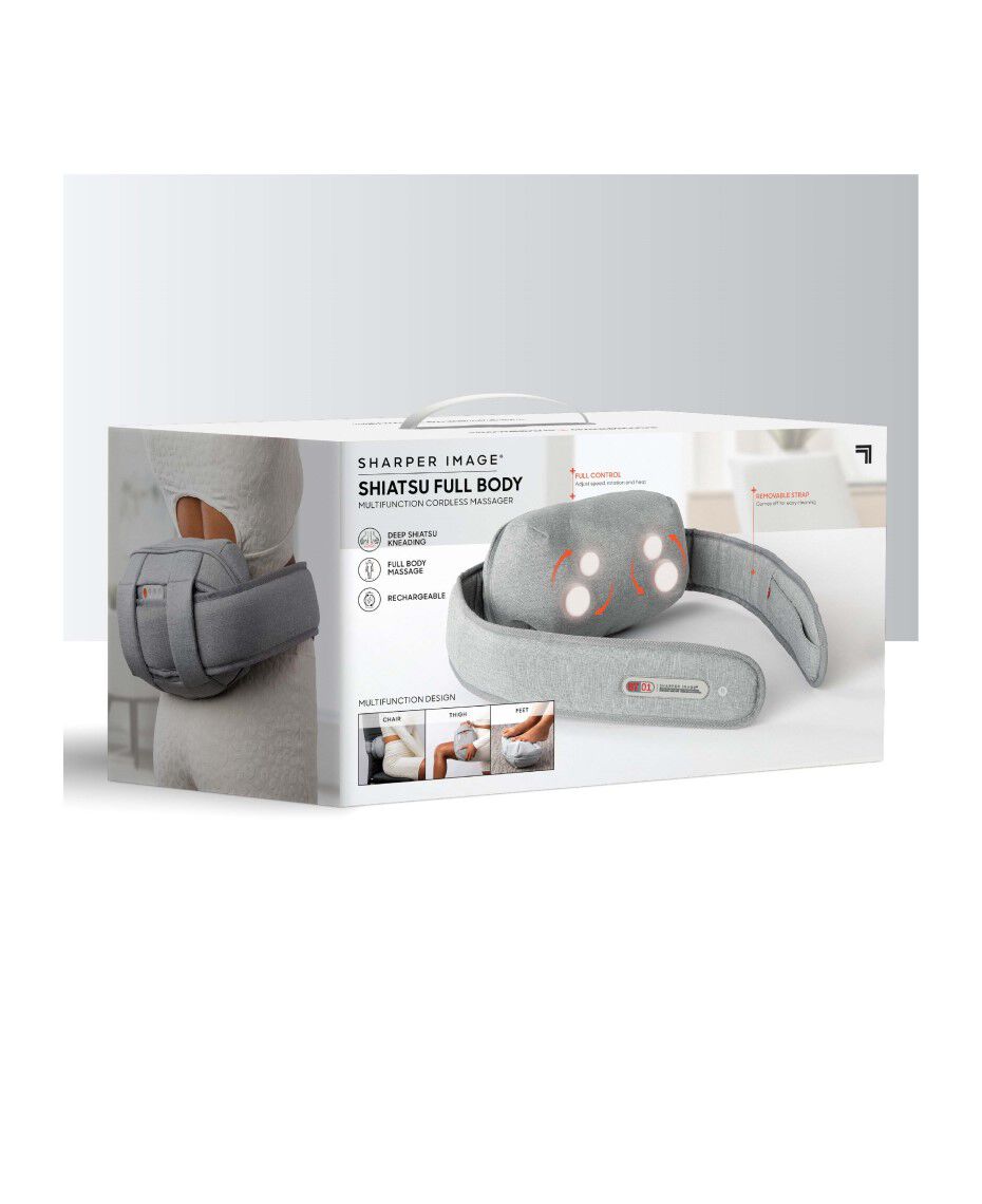 Sharper image shiatsu top massage pillow