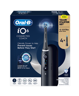 iO6 Electric Toothbrush Starter Set - Black