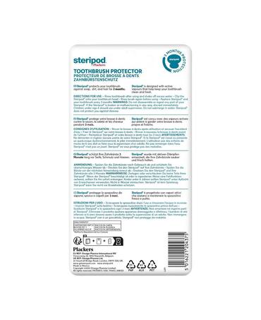 Toothbrush Protector 2 Pack - Peppermint