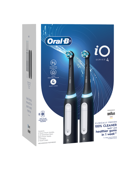 iO4 Dual Handle Electric Toothbrush Pack