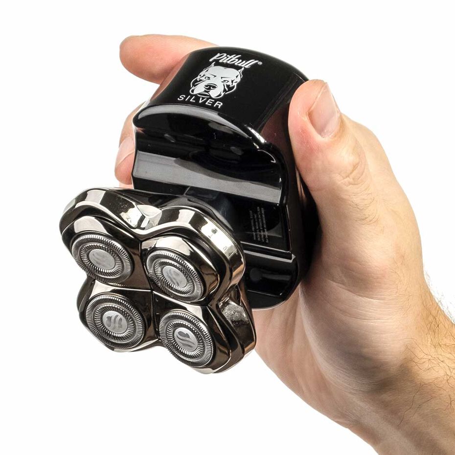 Skull Shaver Pitbull Silver PRO Head Shaver Shaver Shop
