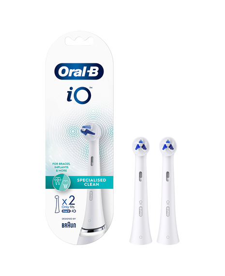 iO Specialised Clean Replacement Brush Heads 2 Pack