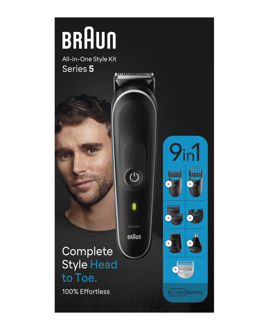 Braun Series 5 9in1 AllinOne Waterproof Style Grooming Kit Shaver Shop