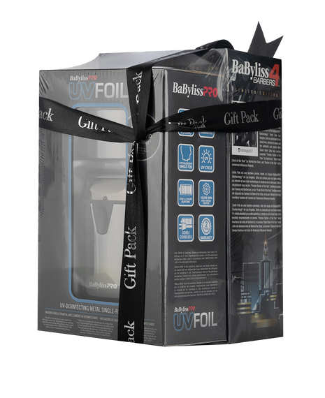 FX Lithium Clipper & UV Single Foil Shaver Duo Pack - Black