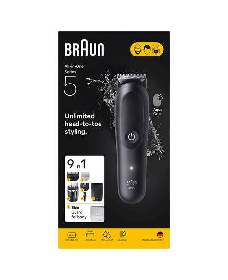 Series 5 9-in-1 Waterproof All-in-One Grooming Kit