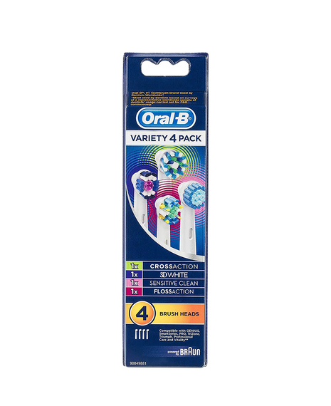 Variety Brush Head Refills 4 Pack