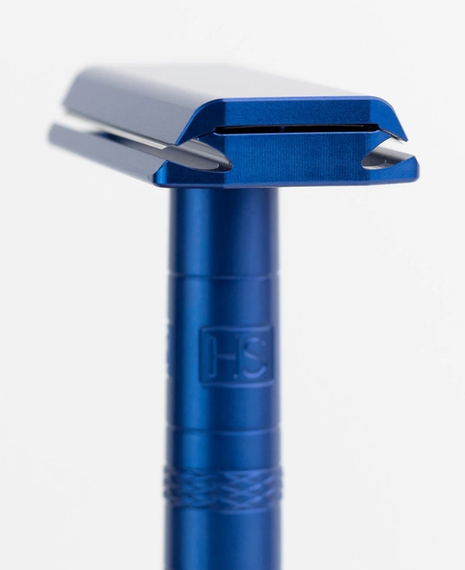 AL13 Closed Comb Safety Razor - Steel Blue