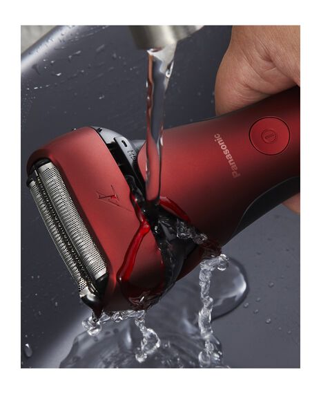 3-Blade Wet & Dry Electric Shaver with 8D Flex Head - Red
