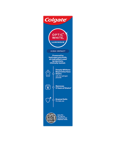 Optic White Luminous High Impact 2% Toothpaste - 85g