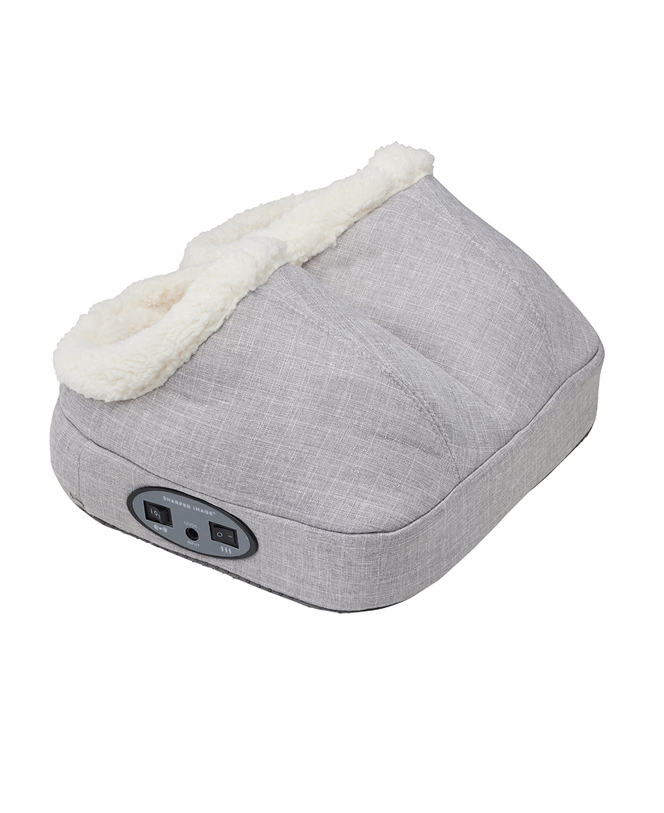 Heated foot top massage slippers