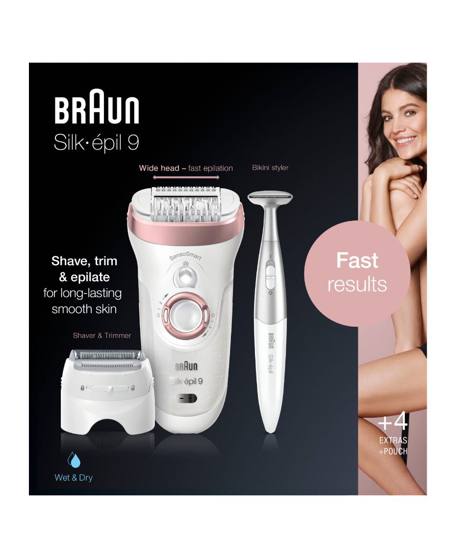 braun silk epil 9 with bikini trimmer