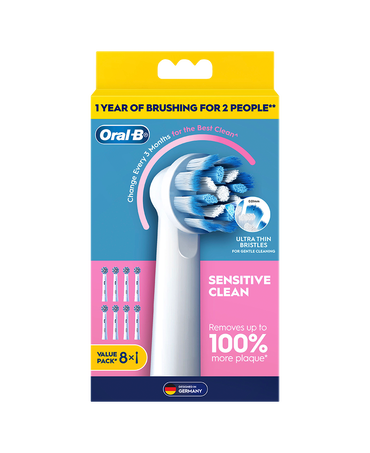 Sensitive Clean Brush Head Refills 8 Pack