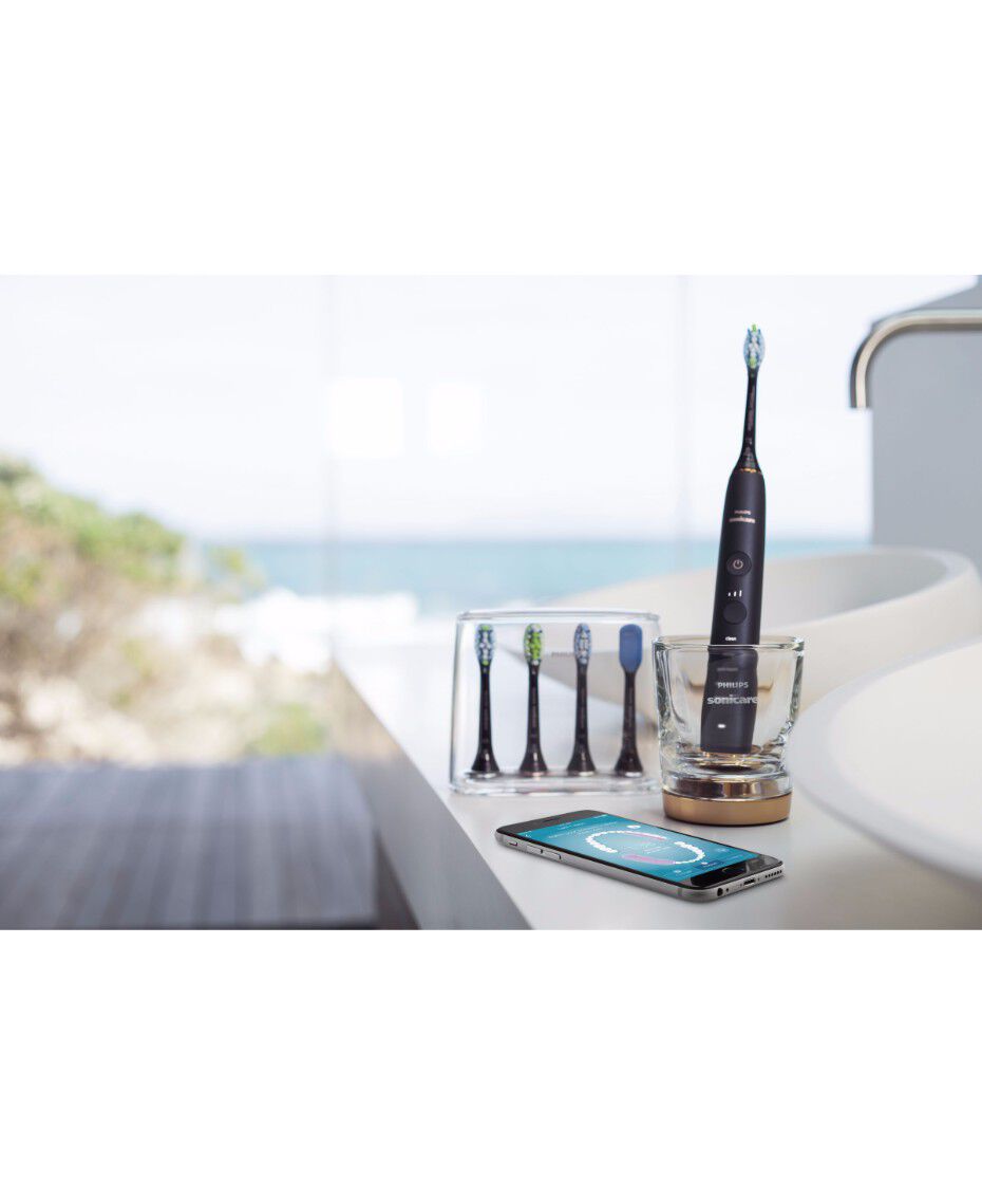 diamondclean connected luna blue premium electric toothbrush