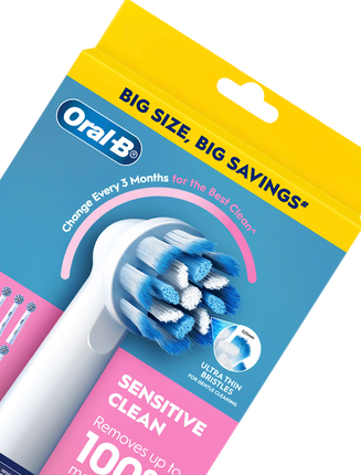 Sensitive Clean Brush Head Refills 12 Pack