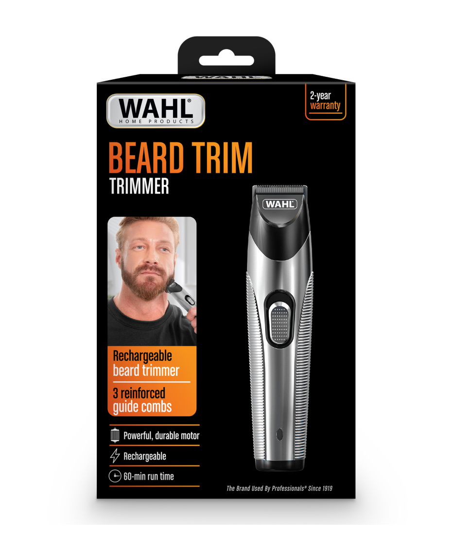 Trimming beard with top wahl clippers