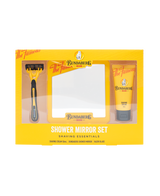 Shaving Essentials Set with Shower Mirror & Disposable Razor