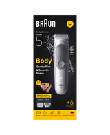 Series 5 Waterproof Body Groomer with 6 Grooming Tools & Accessories