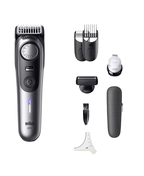 Series 9 Waterproof Beard Trimmer with 7 Barbering Tools & Accessories